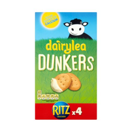 A 4 pack of Dairylea brand Dunker Ritz